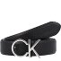  CK Logo Gürtel Leder Variante black | 80 cm
