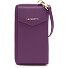 Bologna Leather Handytasche Leder 11 cm Variante purple  Bologna Leather Handytasche Leder 11 cm Variante purple