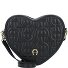  Fashion Schultertasche Leder 19 cm Variante black