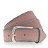  Gürtel Leder Variante orange-silver | 80 cm