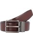  Business Wendegürtel Leder Variante dark brown | 110 cm