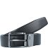  Wendegürtel Leder Variante black-darkbrown | 110 cm