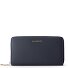  Bologna Leather XL Zip-Around Geldbörse Leder 19 cm Variante navy