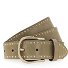  Nietengürtel Leder Variante khaki | 75 cm