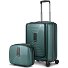  Essentials 14 Kofferset 2 tlg. Kabinentrolley mit Dehnfalte + Beautycase Variante pearl-green metallic