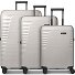  Straw Edition 4 Rollen Kofferset 3-teilig mit Dehnfalte Variante beige