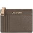  Bologna Leather Schlüsseletui Leder 11,5 cm mit Air Tag Fach Variante taupe