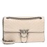 Love One Schultertasche Leder 26 cm Variante bianco seta-matt silver Love One Schultertasche Leder 26 cm Variante bianco seta-matt silver