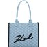 Skuare Shopper Tasche 32 cm Variante monogram denim light blue  Skuare Shopper Tasche 32 cm Variante monogram denim light blue