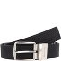  Wendegürtel Leder Variante black | 95 cm