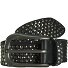  Nietengürtel Leder 85 cm Variante schwarz | 85 cm