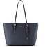  Bologna Leather Shopper Tasche Leder 35 cm Variante navy