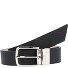 Paris Gürtel Leder Variante schwarz | individuell kürzbar Paris Gürtel Leder Variante schwarz | individuell kürzbar