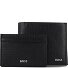  Geldbörse Leder 11 cm Geschenkbox Variante black