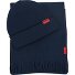 Zaschel Schal 180 cm Geschenkbox Variante navy Zaschel Schal 180 cm Geschenkbox Variante navy
