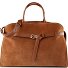  Sabine Suede Handtasche Leder 43 cm Variante cognac-cognac