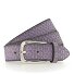  Gürtel Leder Variante lilac-silver | 90 cm