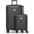  Palermo 4 Rollen Kofferset 2-teilig Variante black 1