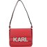 Letters Umhängetasche Leder 24 cm Variante haute red  Letters Umhängetasche Leder 24 cm Variante haute red