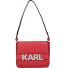  Letters Umhängetasche Leder 24 cm Variante haute red