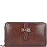 Florentin Geldbörse Leder 18 cm Variante brown-gold  Florentin Geldbörse Leder 18 cm Variante brown-gold