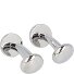 Essentials Manschettenknöpfe Messing 0.9 cm Variante silber Essentials Manschettenknöpfe Messing 0.9 cm Variante silber
