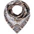  Paisley Tuch 90 cm Variante multi beige