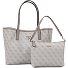  Victtoria Shopper Tasche 33 cm Variante dark taupe logo