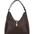  Goccia Schultertasche Leder 30 cm Variante cioccolato