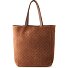  Velluto Stampa Elea Shopper Tasche Leder 31 cm Variante brown