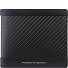  Carbon Geldbörse RFID Leder 11 cm Variante black