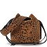 Secchiello Beuteltasche Leder 20 cm Variante stampa macula  Secchiello Beuteltasche Leder 20 cm Variante stampa macula