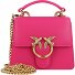 Love One Top Mini Bag Handtasche Leder 12 cm Variante pink pinko