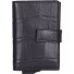  Fano C-Three Kreditkartenetui RFID Schutz Leder 7 cm Variante black