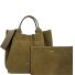  Essential Shopper Tasche Leder 32 cm Variante military