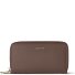  Bologna Leather XL Double Zip-Around Geldbörse RFID Leder 20 cm Variante taupe