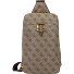 Milano Umhängetasche 33 cm Variante beige-brown-blue Milano Umhängetasche 33 cm Variante beige-brown-blue