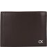  Metal CK Geldbörse RFID Schutz Leder 13 cm Variante dark brown