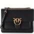 Love One Schultertasche Leder 30 cm Variante nero-antique gold  Love One Schultertasche Leder 30 cm Variante nero-antique gold