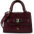  Farah Handtasche Leder 19 cm Variante port red