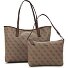  Victtoria Shopper Tasche 33 cm Variante latte logo-brown