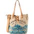  Manici Shopper Tasche 30 cm Variante beige-ciano