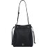  Secchiello Schultertasche Leder 25 cm Variante nero