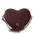 Fashion Schultertasche Leder 19 cm Variante port red  Fashion Schultertasche Leder 19 cm Variante port red
