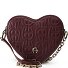  Fashion Schultertasche Leder 19 cm Variante port red