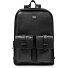  Isaia Daypack Leder 11 cm Laptopfach Variante nero