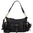  Elda Schultertasche Leder 23 cm Variante nero