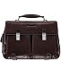  Blue Square Aktentasche Leder 43 cm Laptopfach Variante mahagonibraun