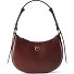  Half Moon Schultertasche Leder 26 cm Variante burgundy wine
