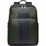  Brief Reiserucksack Leder 43 cm laptopfach Variante green